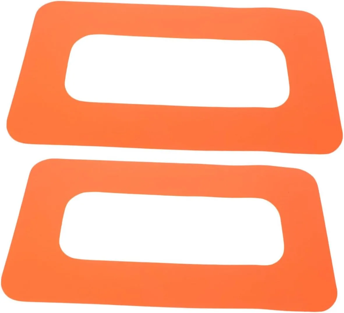 2Pcs Surfboard Fin Patches Durable Paddle Board Accessories for Improved Handling Quick Replacement Portable Fin Slot Base Connector for Lakes Oceans