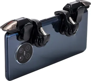 6 Trigger Mobile Game Controller for 6 Fingers Operation with Key Layout Diagram,Joystick Gamepad Compatible with PUBG/Fornite/Call of Duty/Rules of Survival/Knives Out
