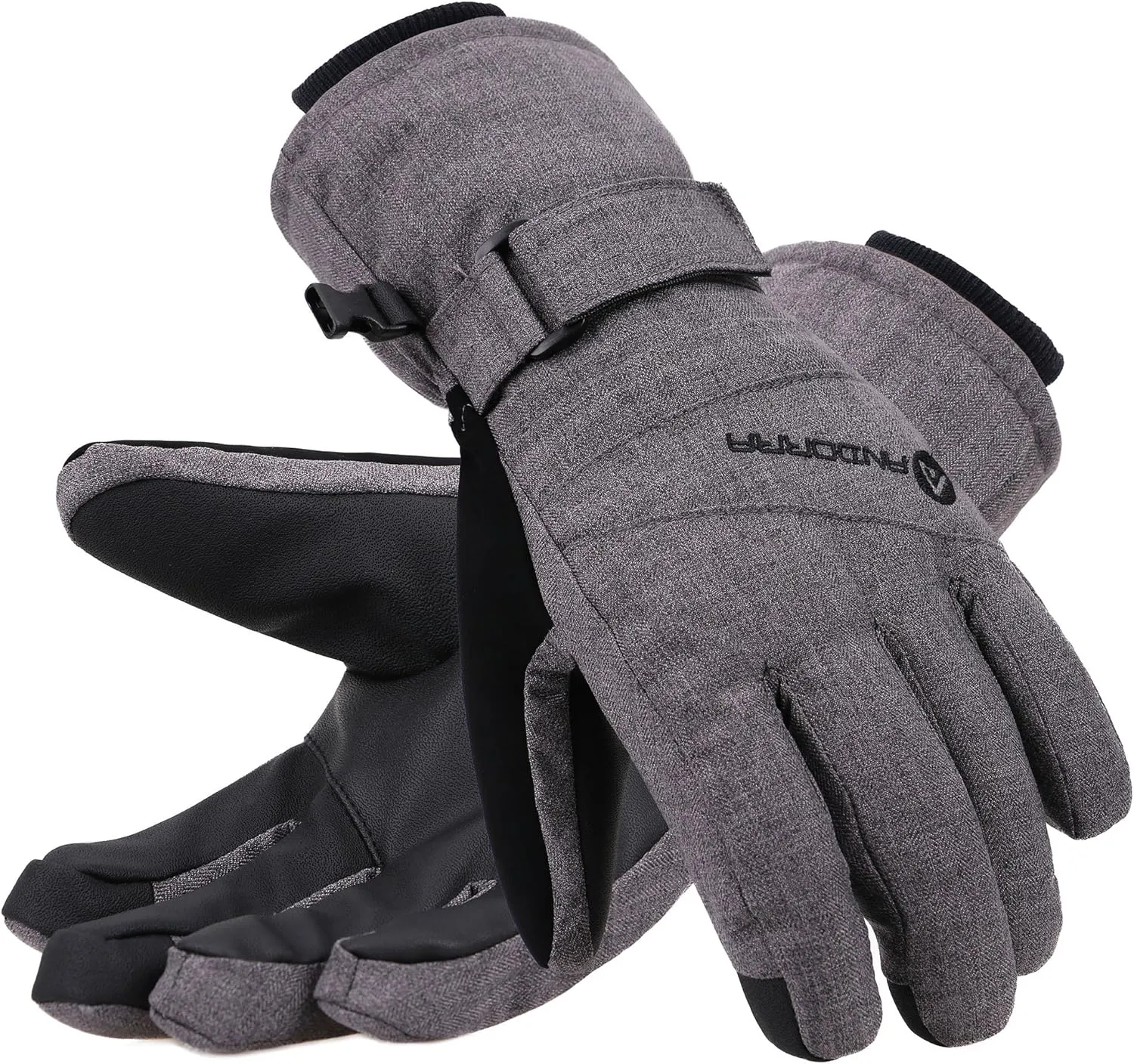 ANDORRA Women's Waterproof Touchscreen Ski Gloves