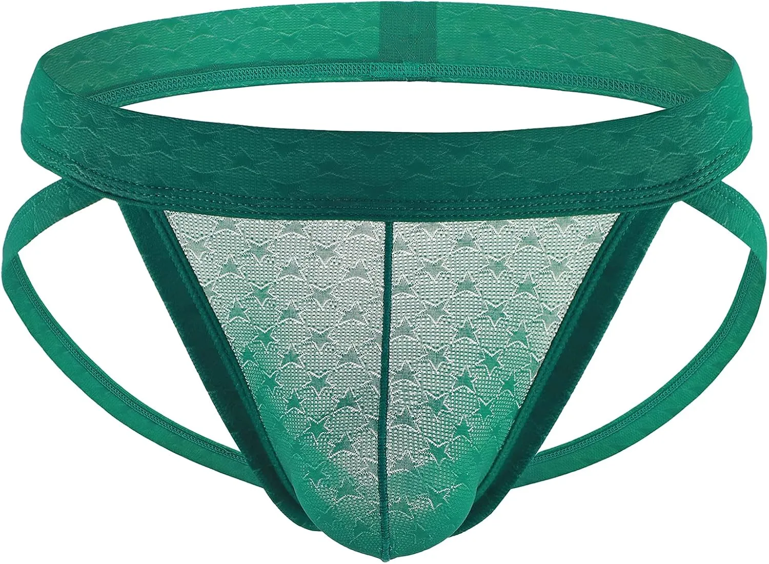 Arjen Kroos Men Jockstrap Underwear Mesh Breathable Translucent Athletic Supporter