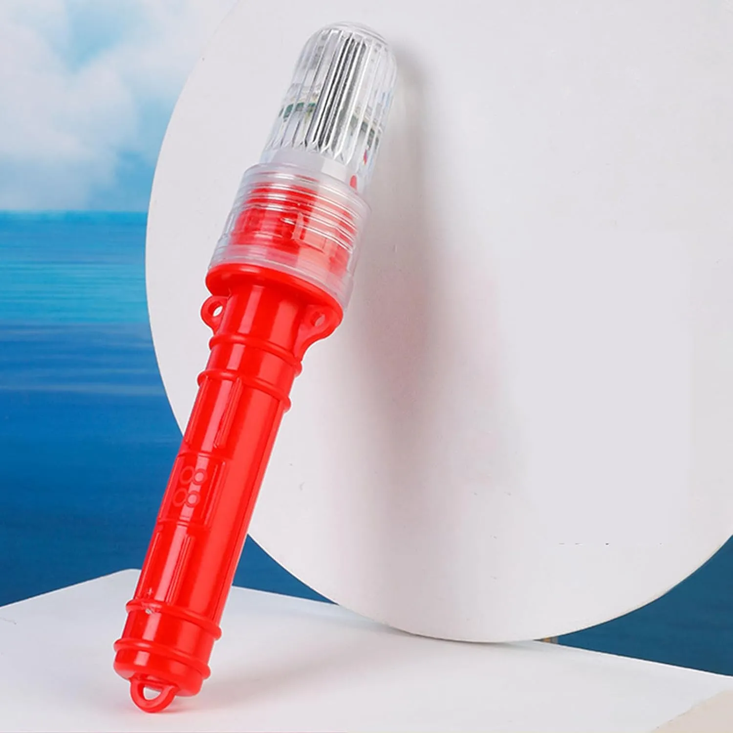 Coast Guard Approved Boat Flares Kit - Auto Marine Flares-Waterproof Emergency Signals for Fishing Nets, Life Rafts, Buoys & Boats, Intelligent Light Control (Red-3Pcs)