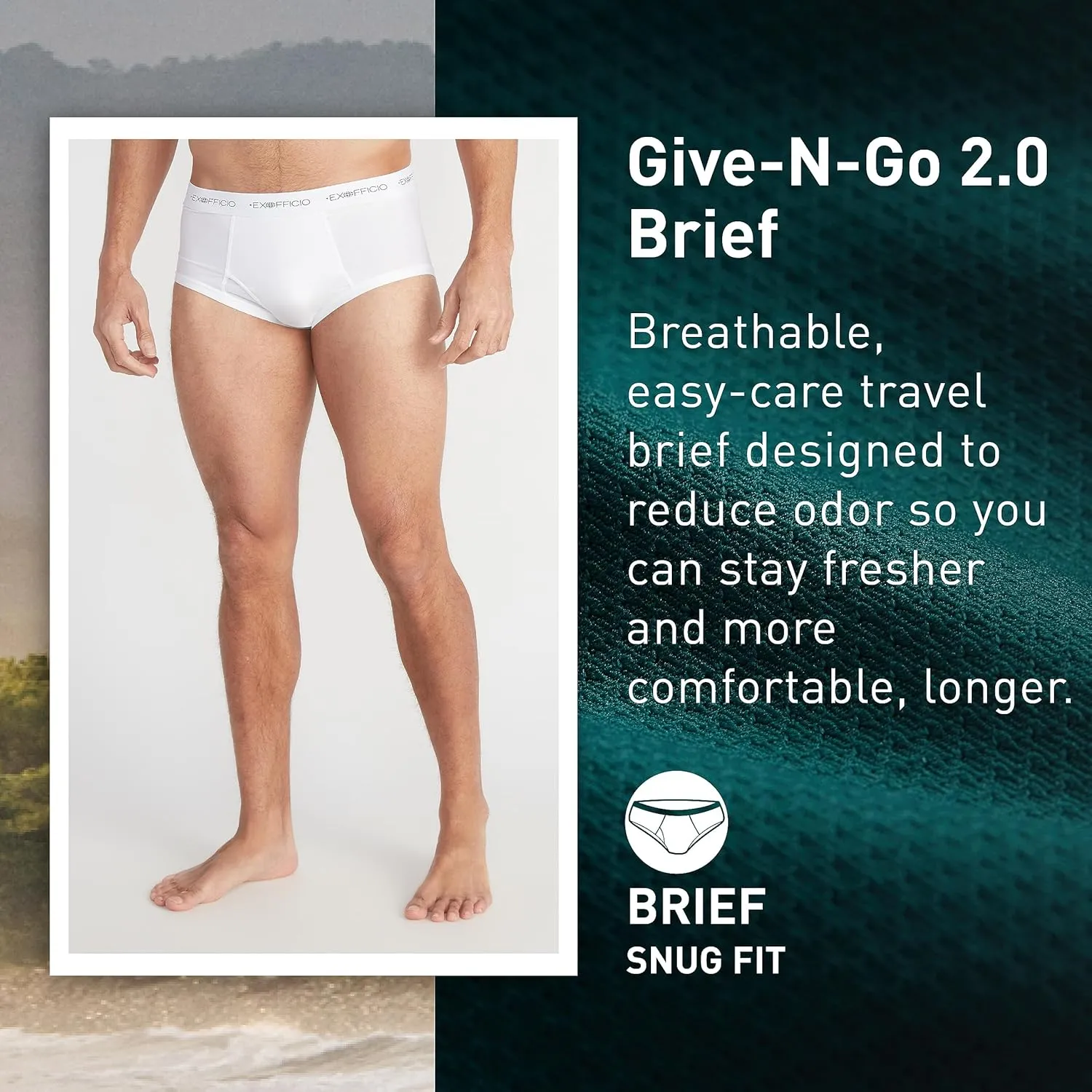 ExOfficio Mens Give-N-Go 2.0 Brief Underwear