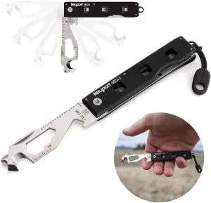 Keyport MOCA2 11-in-1 Key Chain Multi-Tool with Pocket Clip | Keychain Multitool: Bottle Opener, Box Opener, Pocket Screwdriver & More | EDC Tool | TSA Friendly | Keyport Key Organizer Compatible
