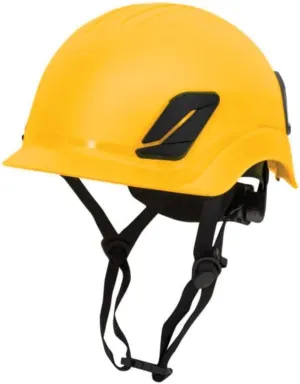 Radians Titanium Non-Vented Climbing Style Hard Hat - Yellow