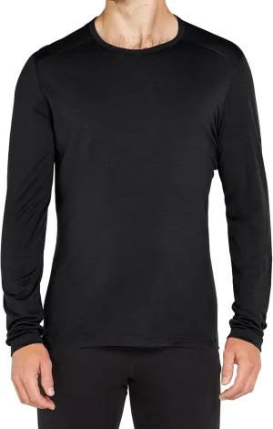 SIORO 100% Merino Wool Base Layer for Men Thermal Underwear Mens Long Sleeve T-Shirt for Hiking Hunting Odor Resistance