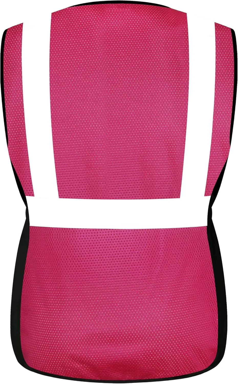 Women Safety Vest, Multi Pockets High Visibility Reflective Breathable Mesh Work Vest For Lady, Durable Zipper