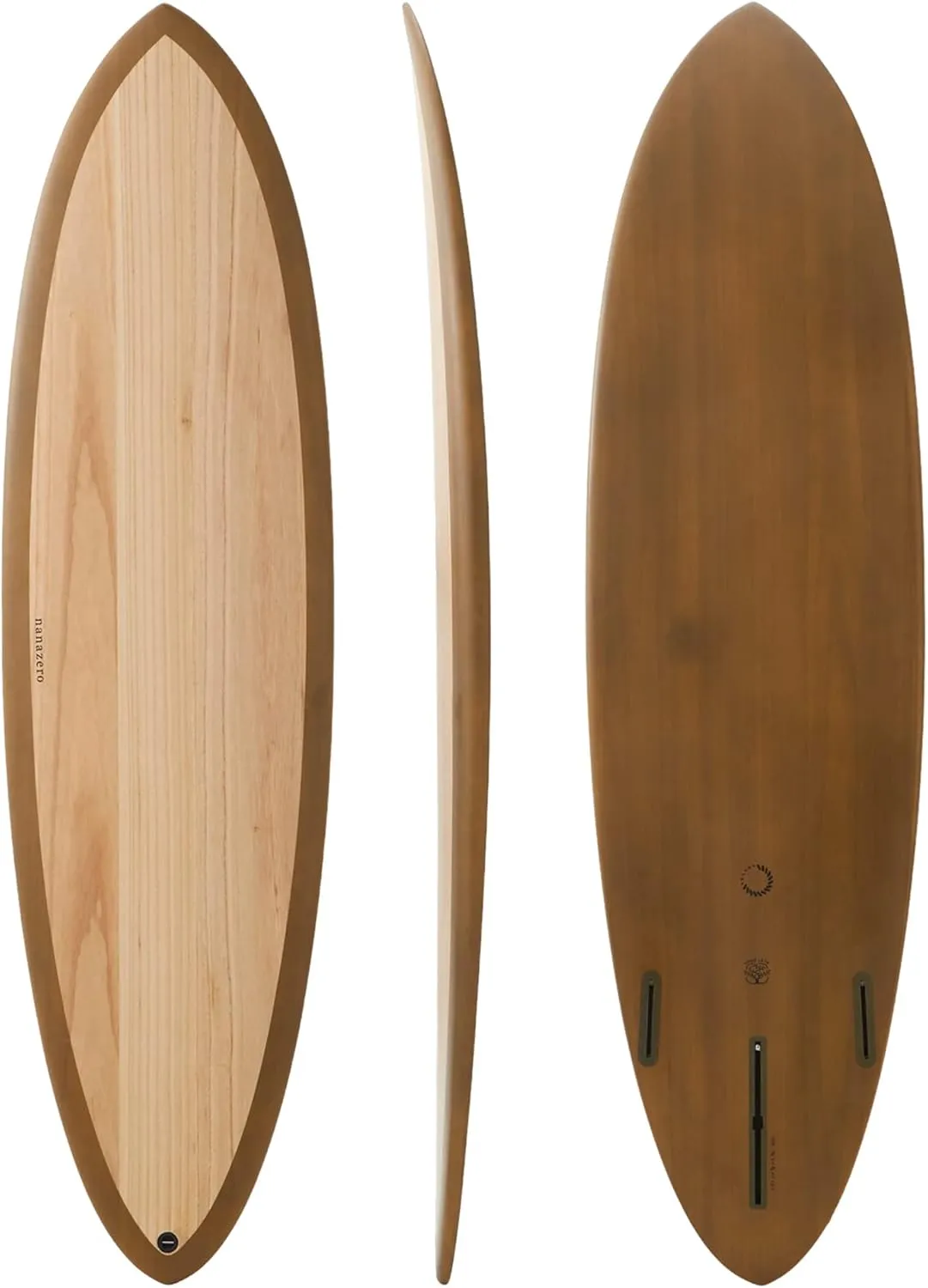Wood Skin Surfboard Mid Length MID02, Durable and Light-Weight Structure