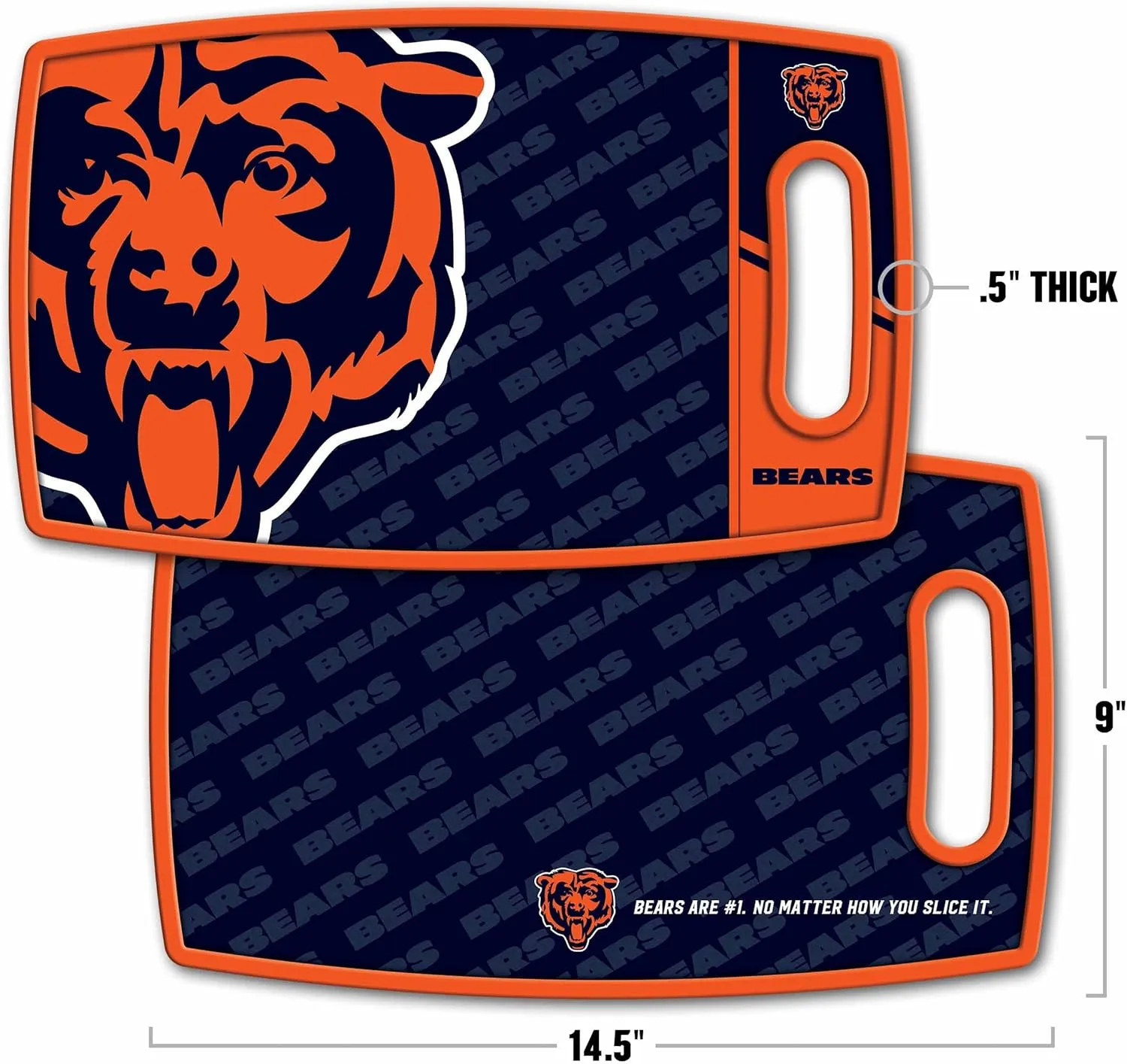 YouTheFan NFL Chicago Bears Logo Series Cutting Board
